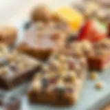 Diverse Flavors of Protein Bars A variety of protein bars showcasing different flavors and textures