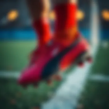 Puma Football Shoes in Action Puma football shoes in action during a game, illustrating their effectiveness.