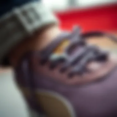 Detailed View of Puma Mayze Stack Close-up of Puma Mayze Stack detailing