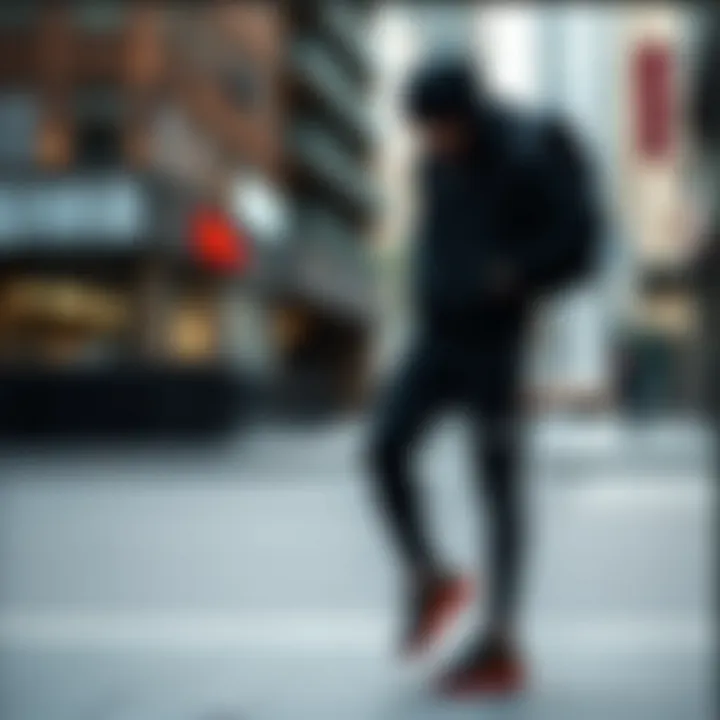 Puma Mayze Stack in Urban Environment Puma Mayze Stack in urban setting