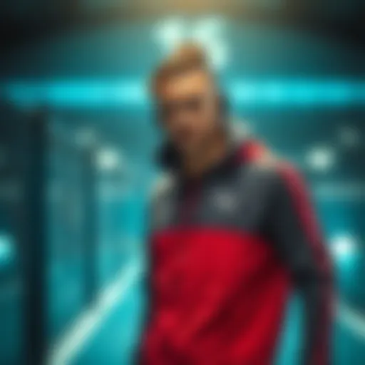 Innovative sportswear design showcasing modern aesthetics