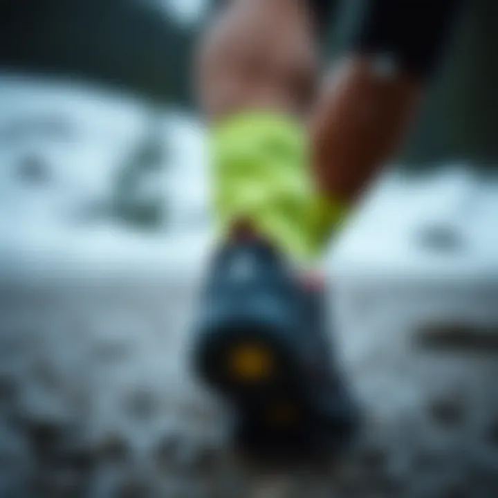 Salomon Alphacross GTX showcasing its waterproof design