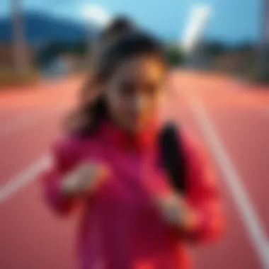 Engaging in Sports with Skechers Gear User engaging in sports with Skechers gear