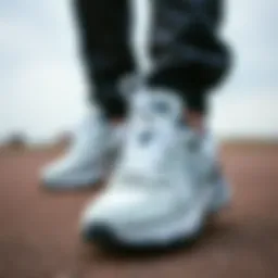 Elegant design of Skechers leather sports shoes