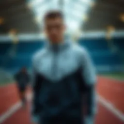 Sleek sports apparel showcasing definition in design