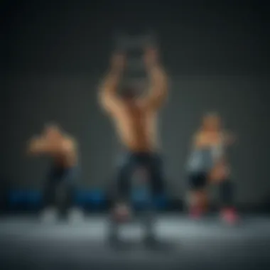 Diverse Exercises for Enhanced Performance Illustration of various exercises that can be performed with a sports ladder