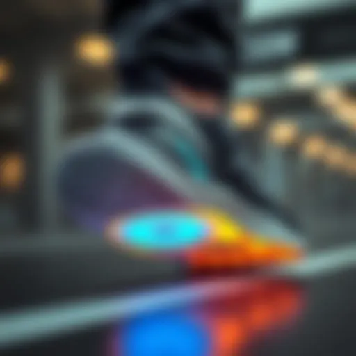 Innovative sports shoe sole with advanced cushioning technology