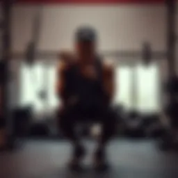 Muscles engaged during squat exercise