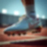 Stylish Swarovski crystal-studded cleats