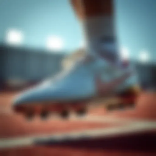 Stylish Swarovski crystal-studded cleats