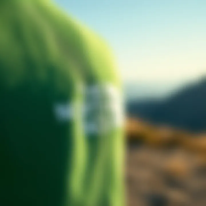 Breathable fabric used in The North Face t-shirts