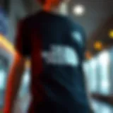 Stylish design of The North Face t-shirt