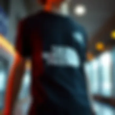 Stylish design of The North Face t-shirt