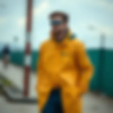 Athletic US Polo raincoat suitable for outdoor sports