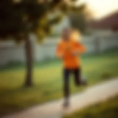 Outdoor Running After Eating Running outdoors in comfortable sportswear