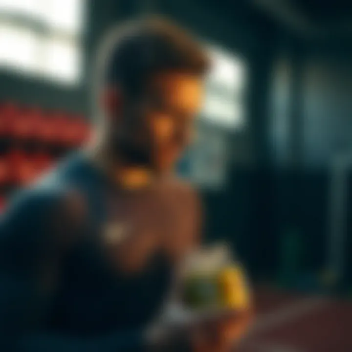 Artistic depiction of athletes benefiting from zinc supplements